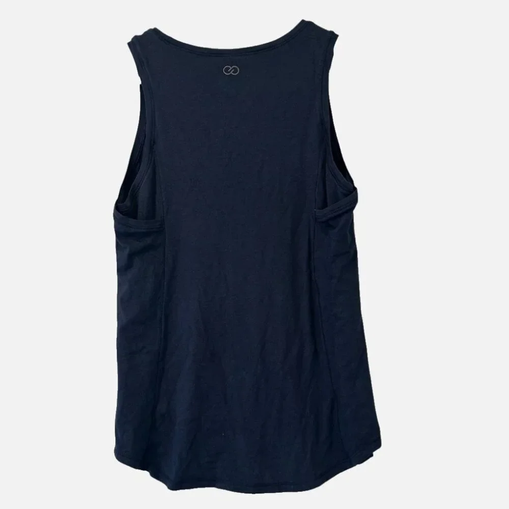 3/$18✨Calia XS Navy Blue Sleeveless Sport Athleisurewear FEARLESS Athletic Tank - Picture 2 of 2